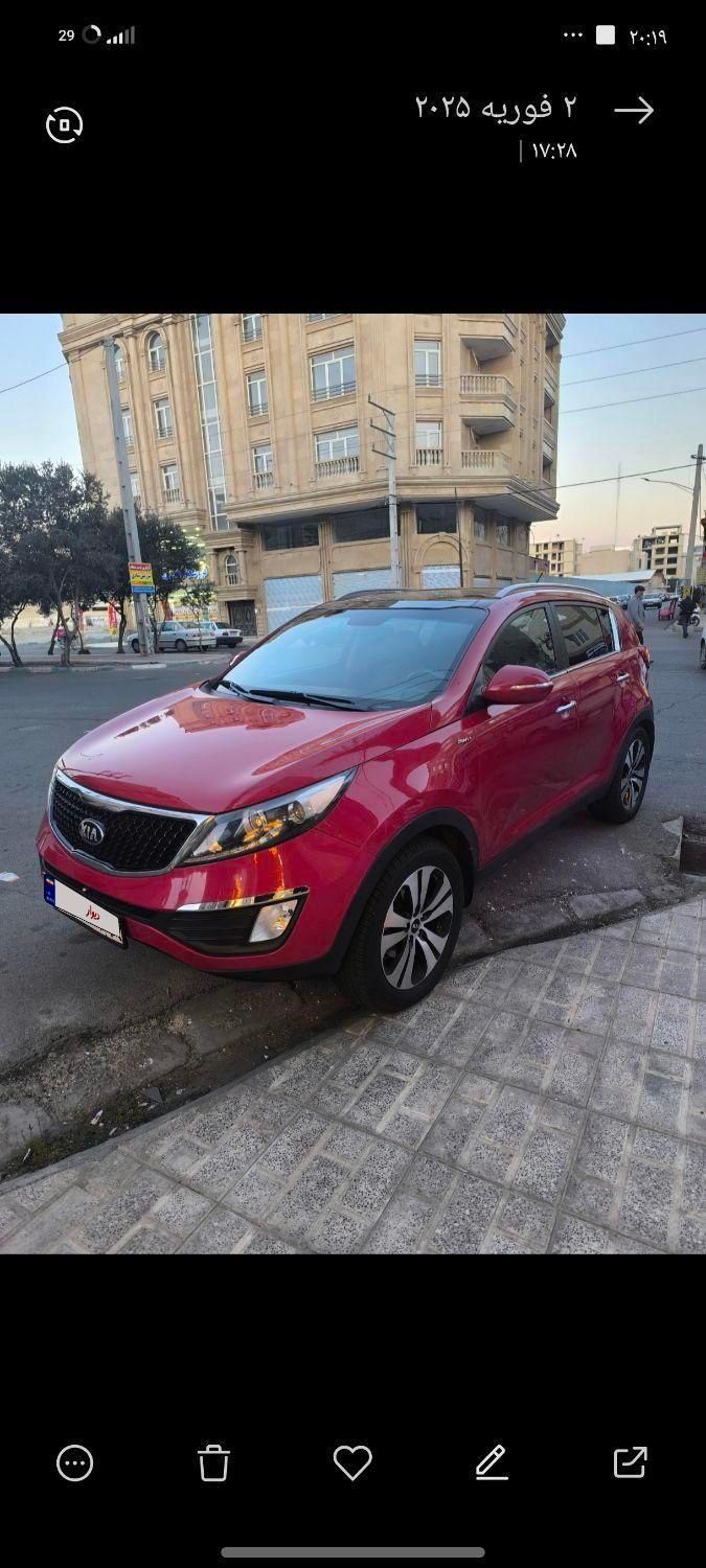 کیا اسپورتیج 4 سیلندر 2400cc - 2013