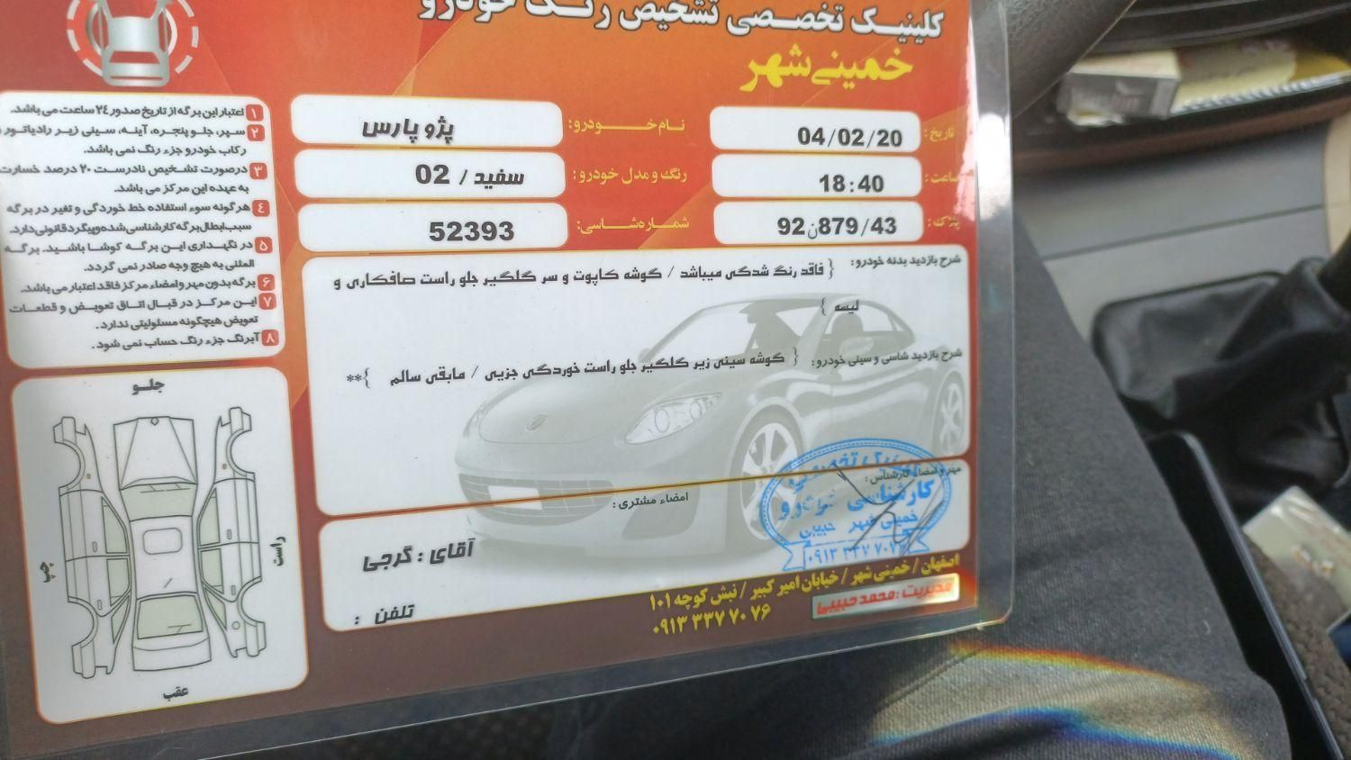 پژو پارس XU7P - 1402