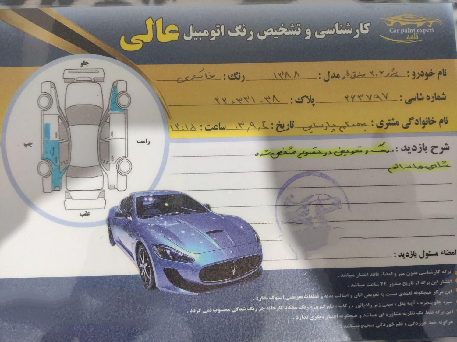 پژو 206 SD v1 - 1388