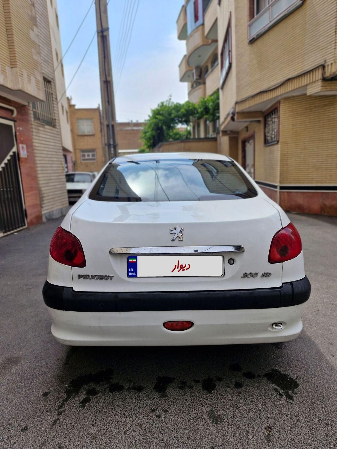 پژو 206 SD v8 - 1396