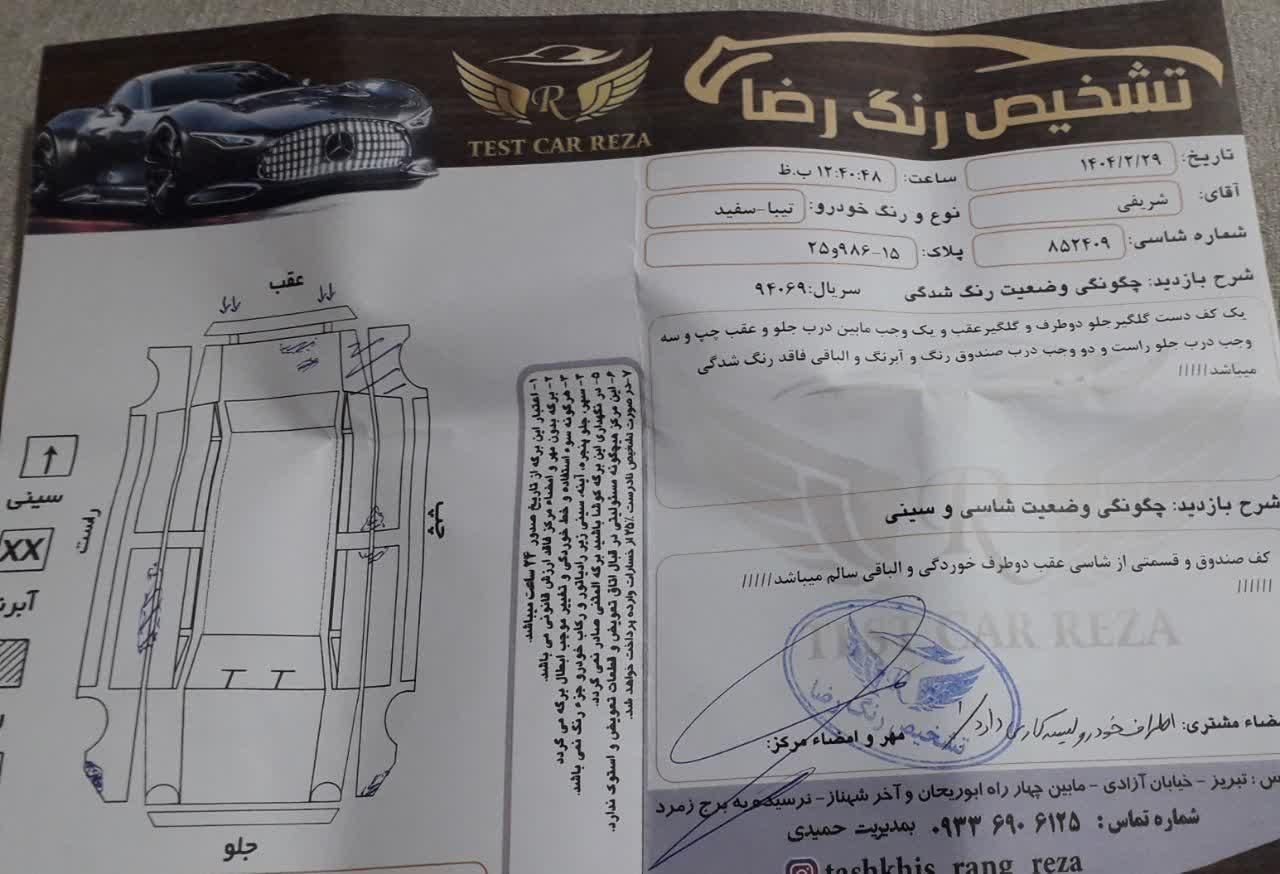 تیبا صندوق دار SX - 1394
