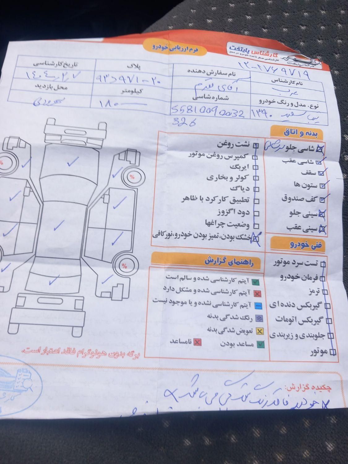 تیبا صندوق دار SX - 1390