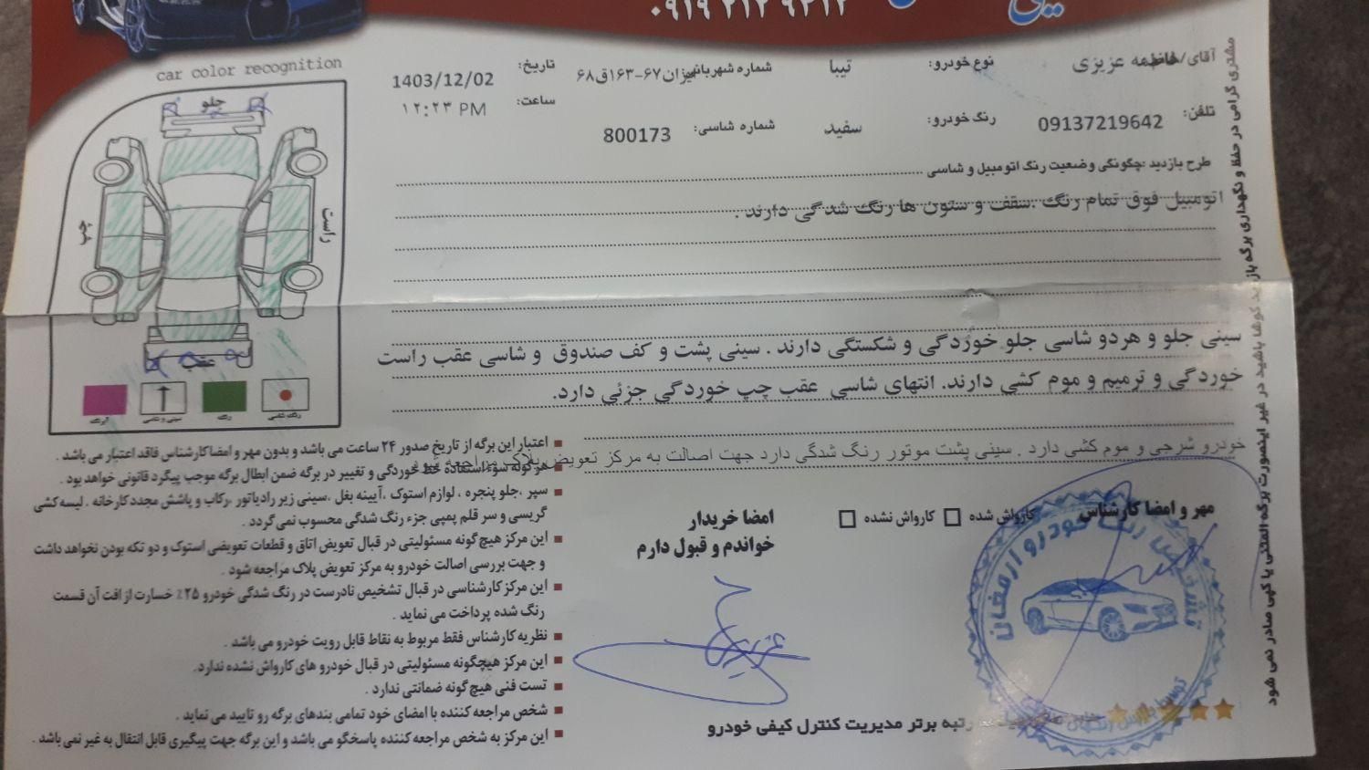 خودرو تیبا، صندوق دار آگهی ann_18265766