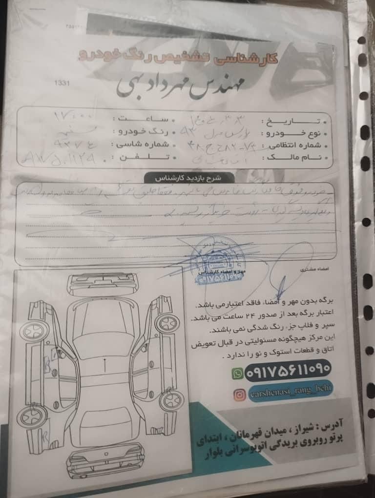 پژو پارس ELX-XU7P سفارشی - 1393
