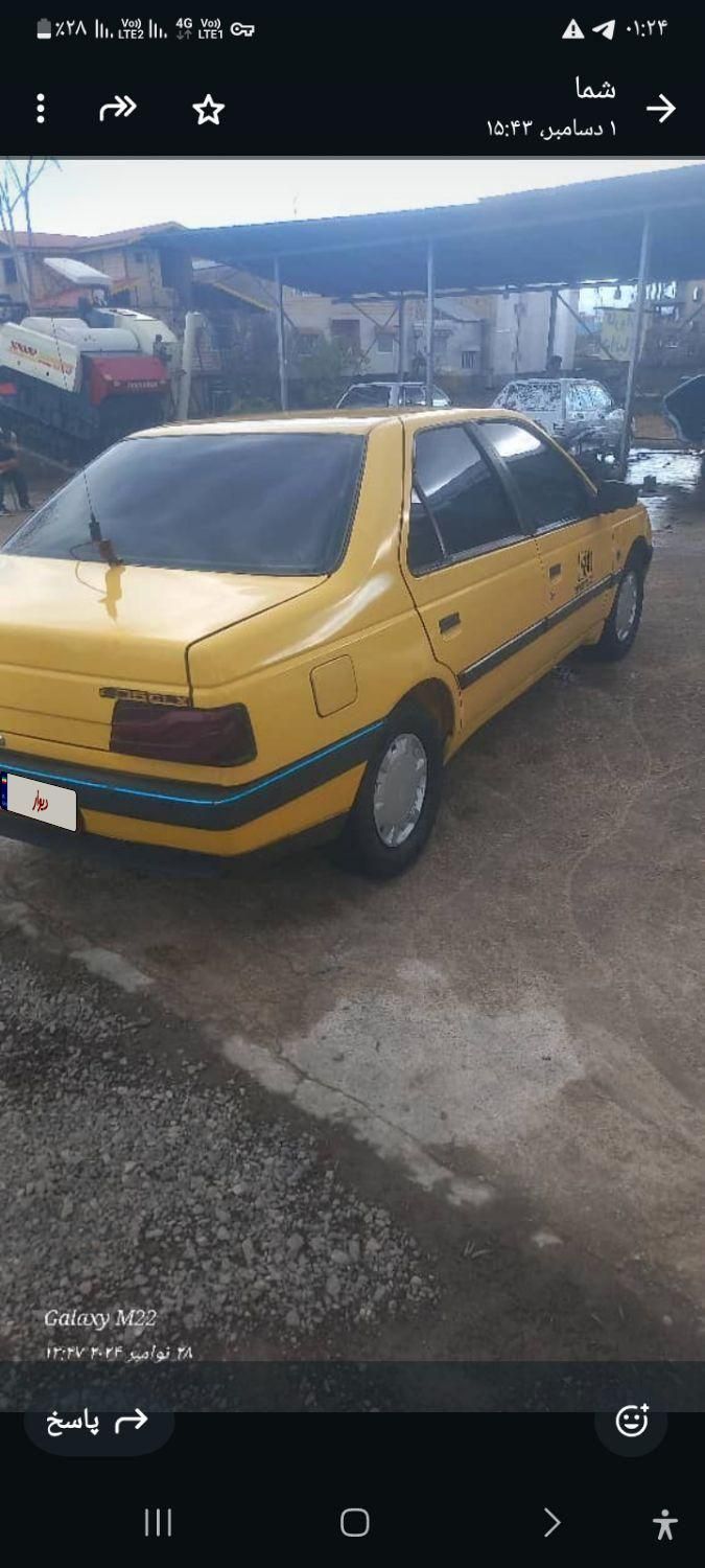 پژو 405 GLI - دوگانه سوز CNG - 1386