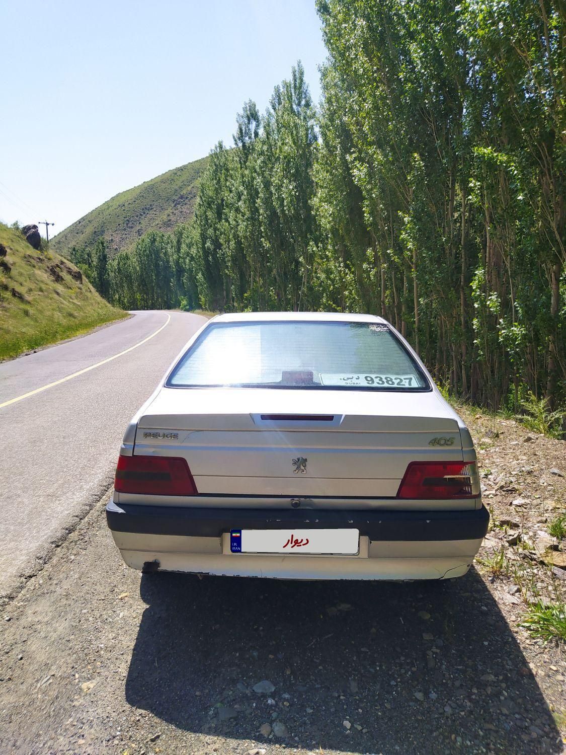 پژو 405 SLX دوگانه سوز XU7 - 1389