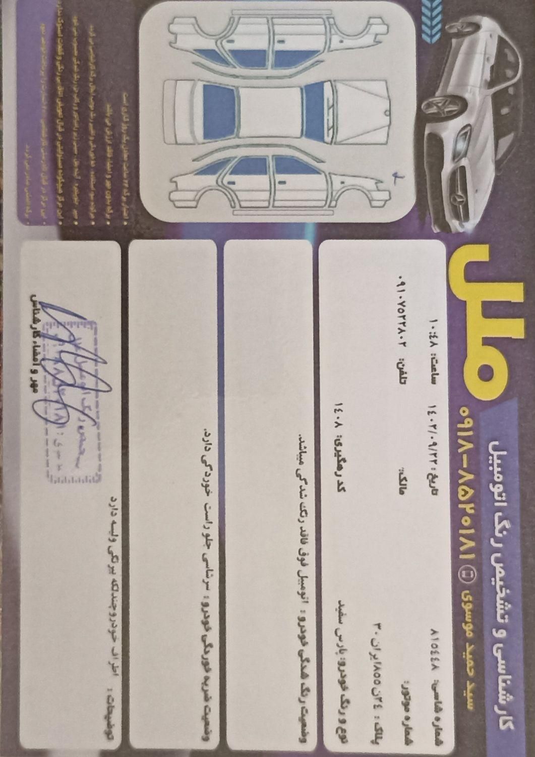 پژو پارس سال - 1391