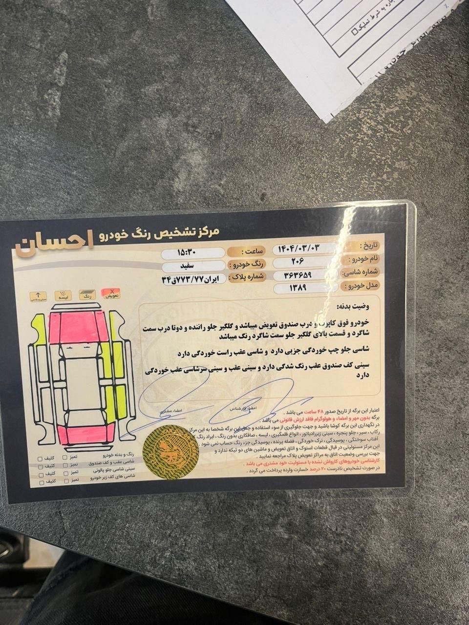 پژو 206 SD v8 - 1389