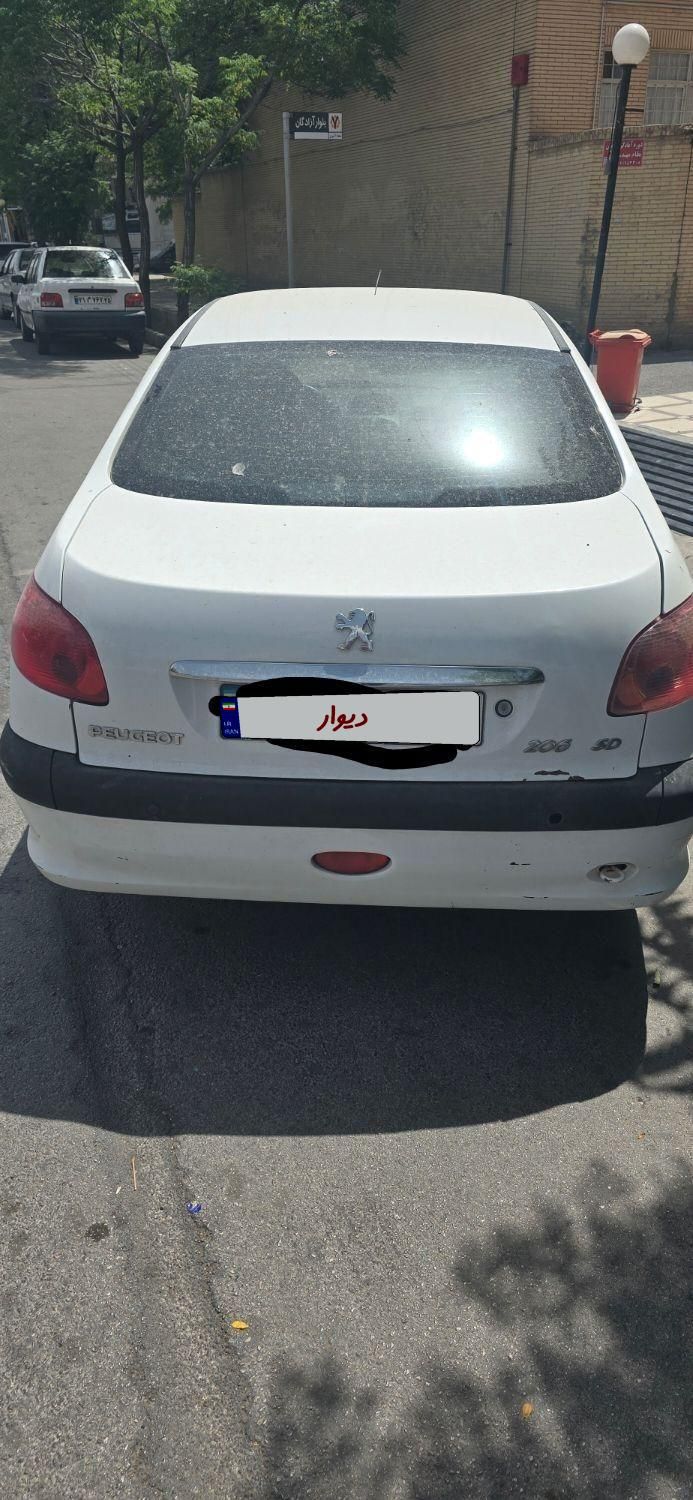 پژو 206 SD v8 - 1395