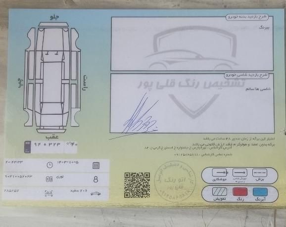 پژو 206 تیپ 2 - 1401