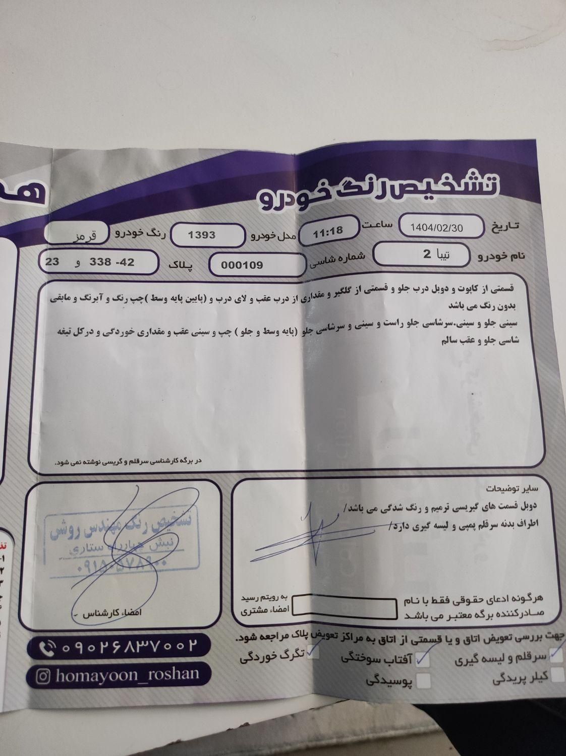 تیبا 2 EX - 1393