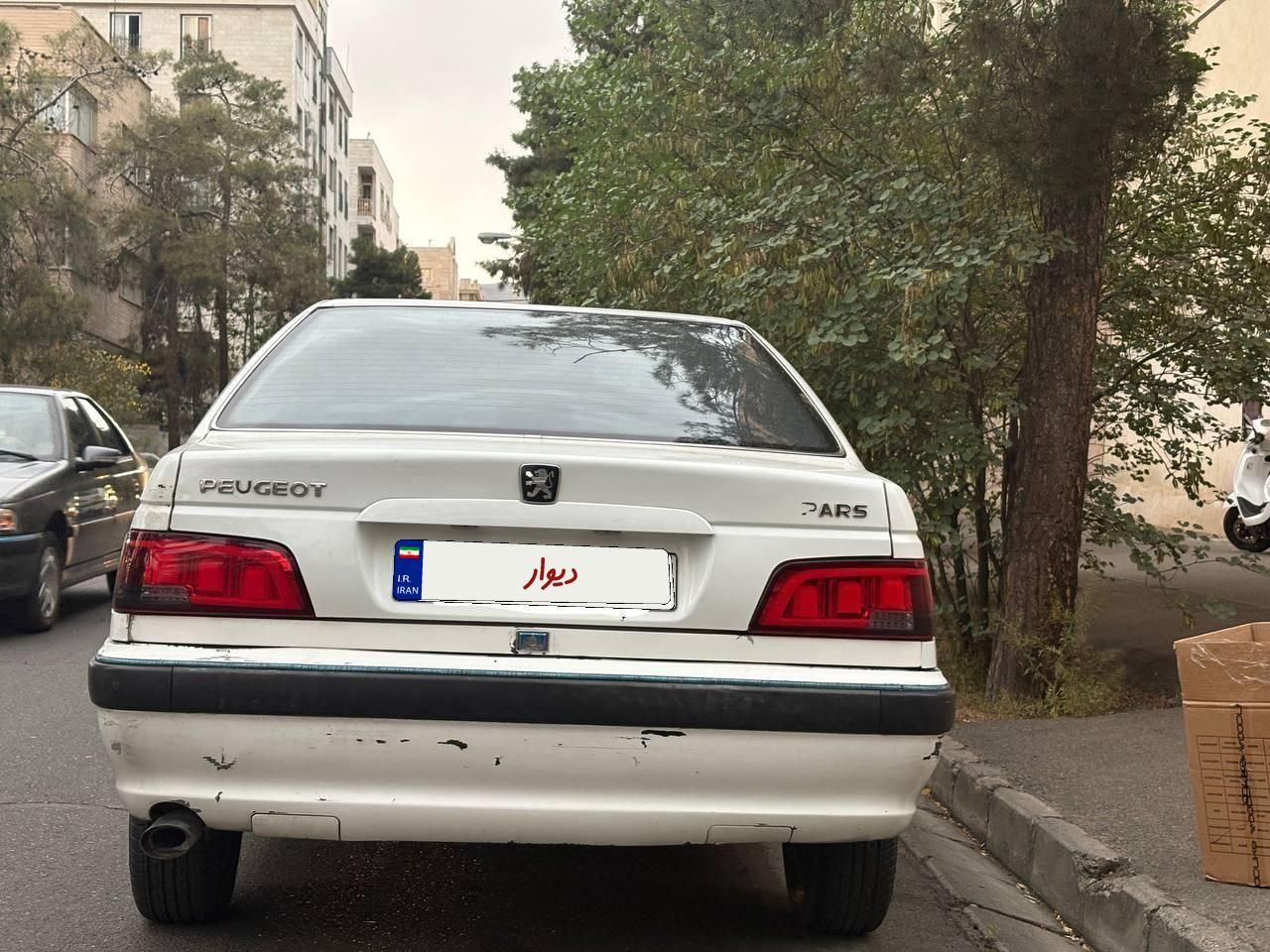 پژو پارس دوگانه سوز - 1386