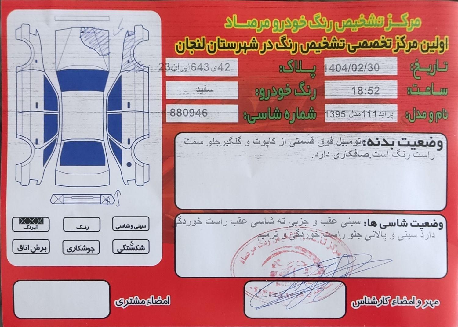 پراید 111 SE - 1395
