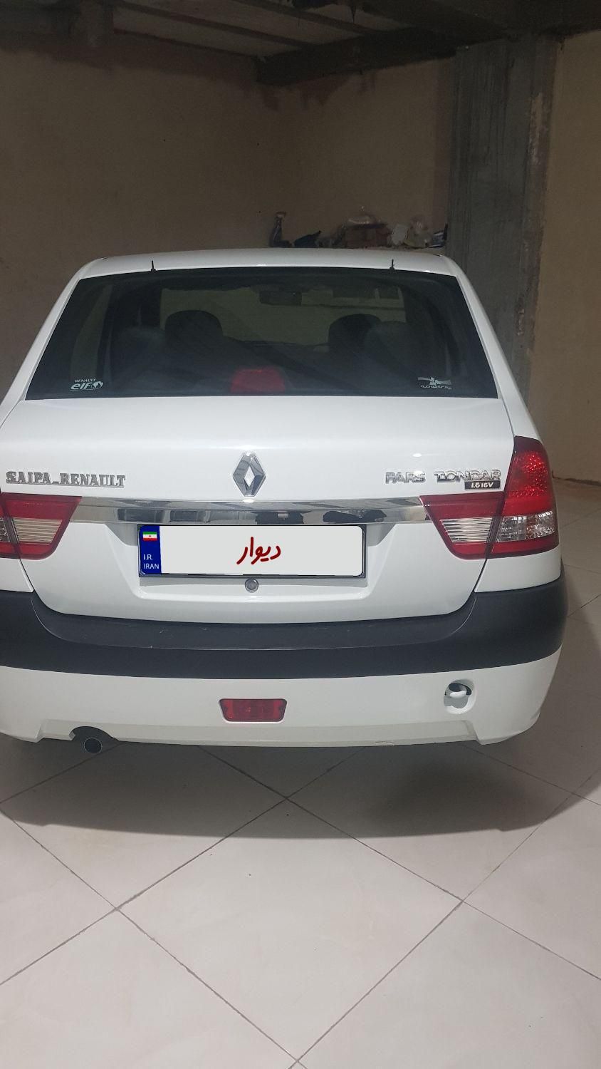 رنو پارس تندر گیربکس JHQ + مولتی مدیا - 1398