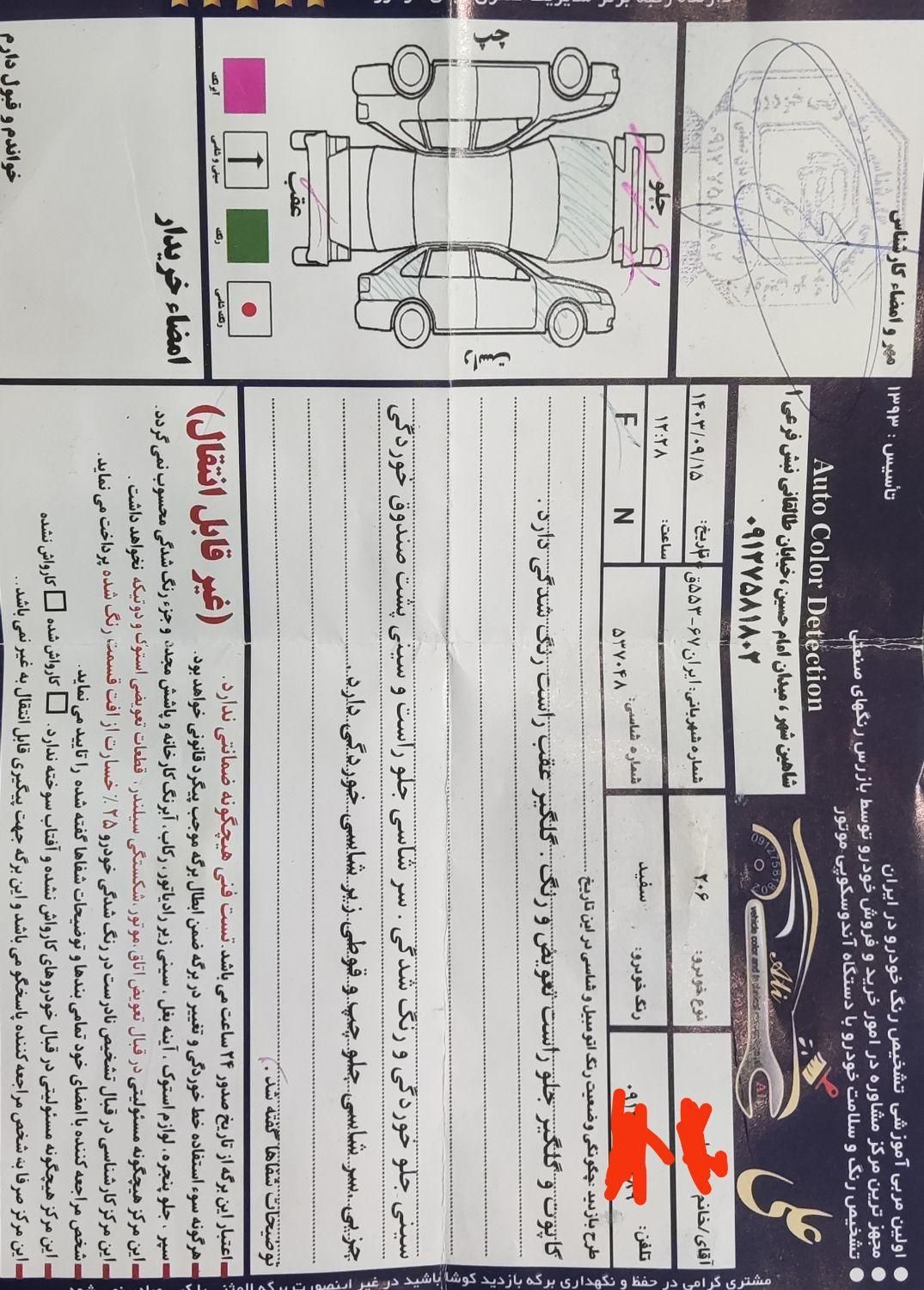 پژو 206 تیپ 2 - 1390