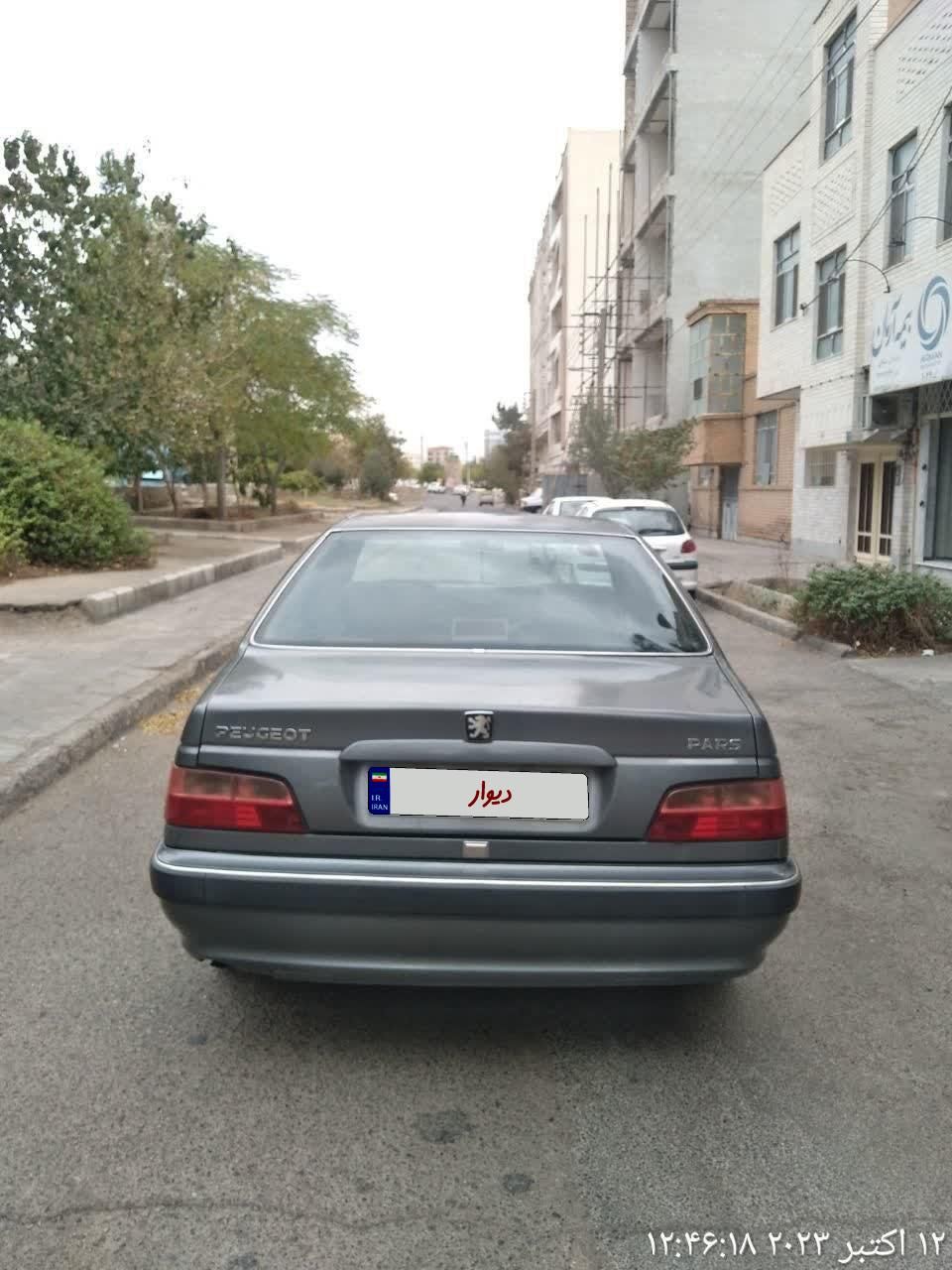 پژو پارس دوگانه سوز - 1389