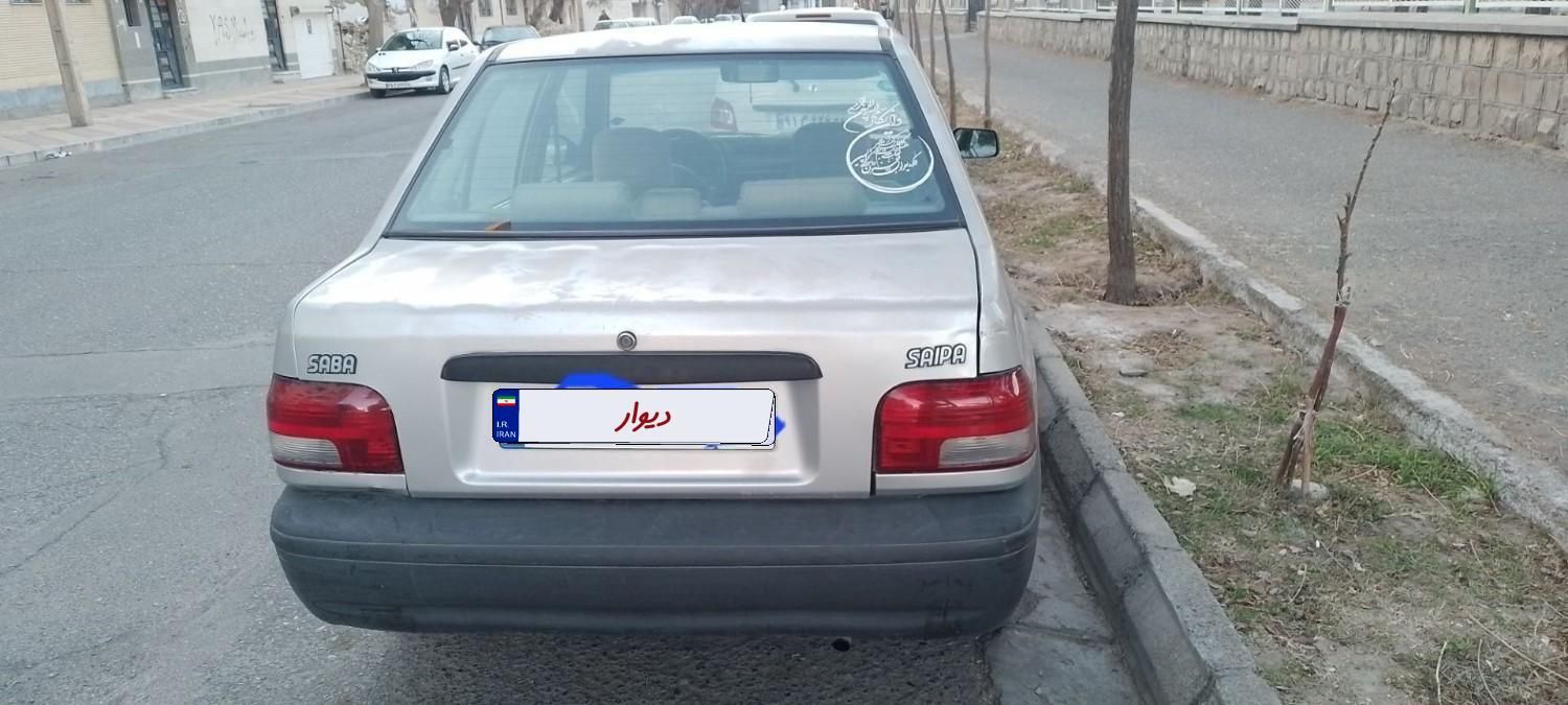 پراید صبا دنده‌ای - 1386
