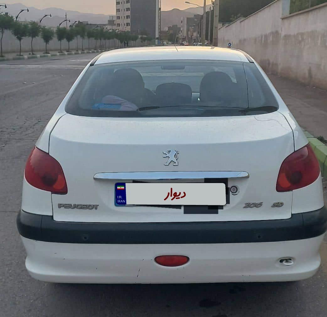 پژو 206 SD v8 - 1396
