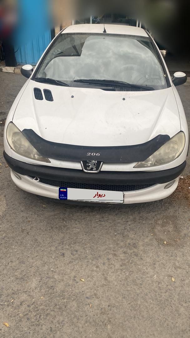 پژو ۲۰۶ صندوق دار v8 - 1395