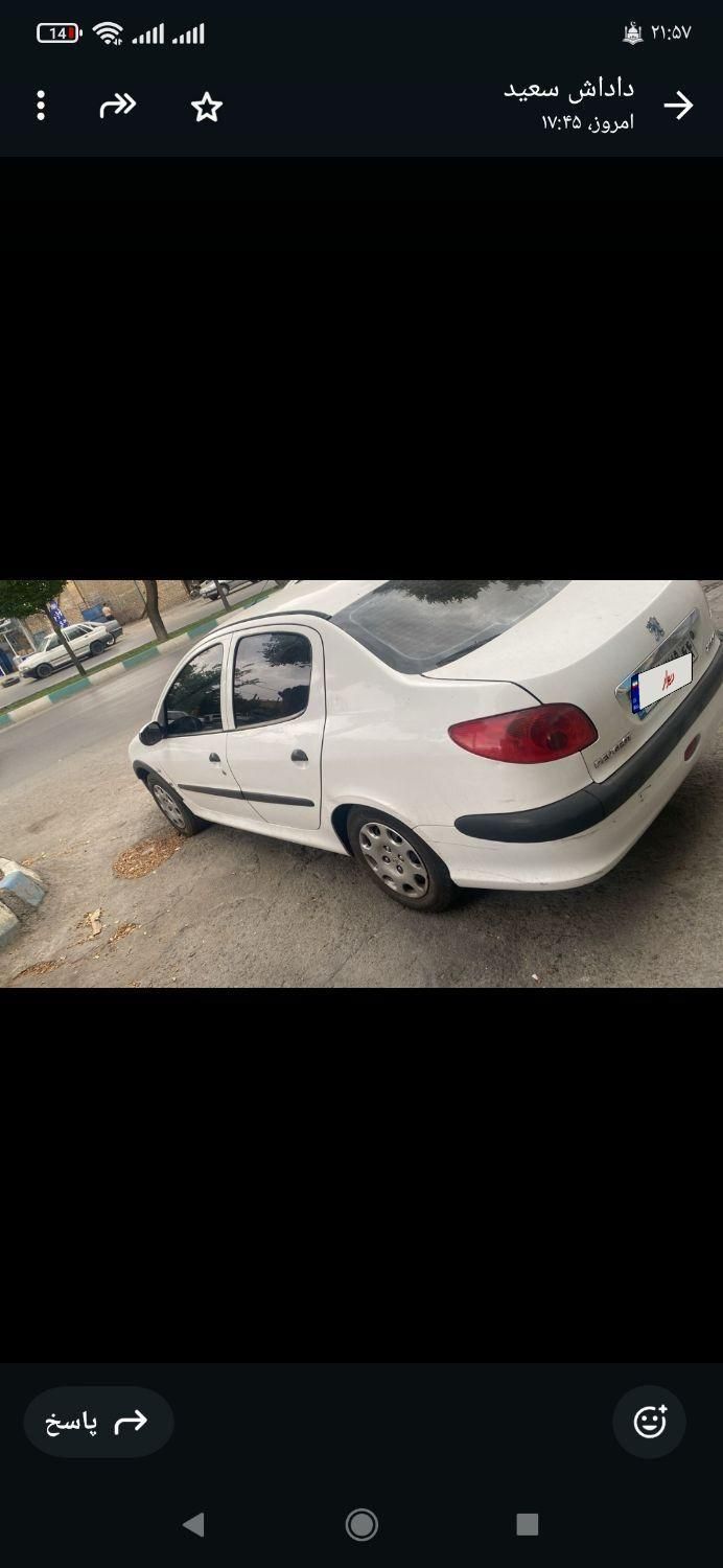 پژو ۲۰۶ صندوق دار v8 - 1395