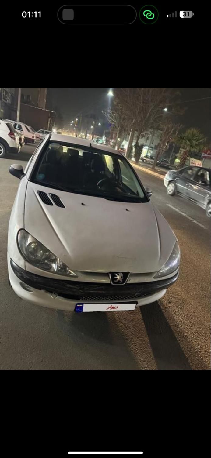 پژو ۲۰۶ صندوق دار v8 - 1388