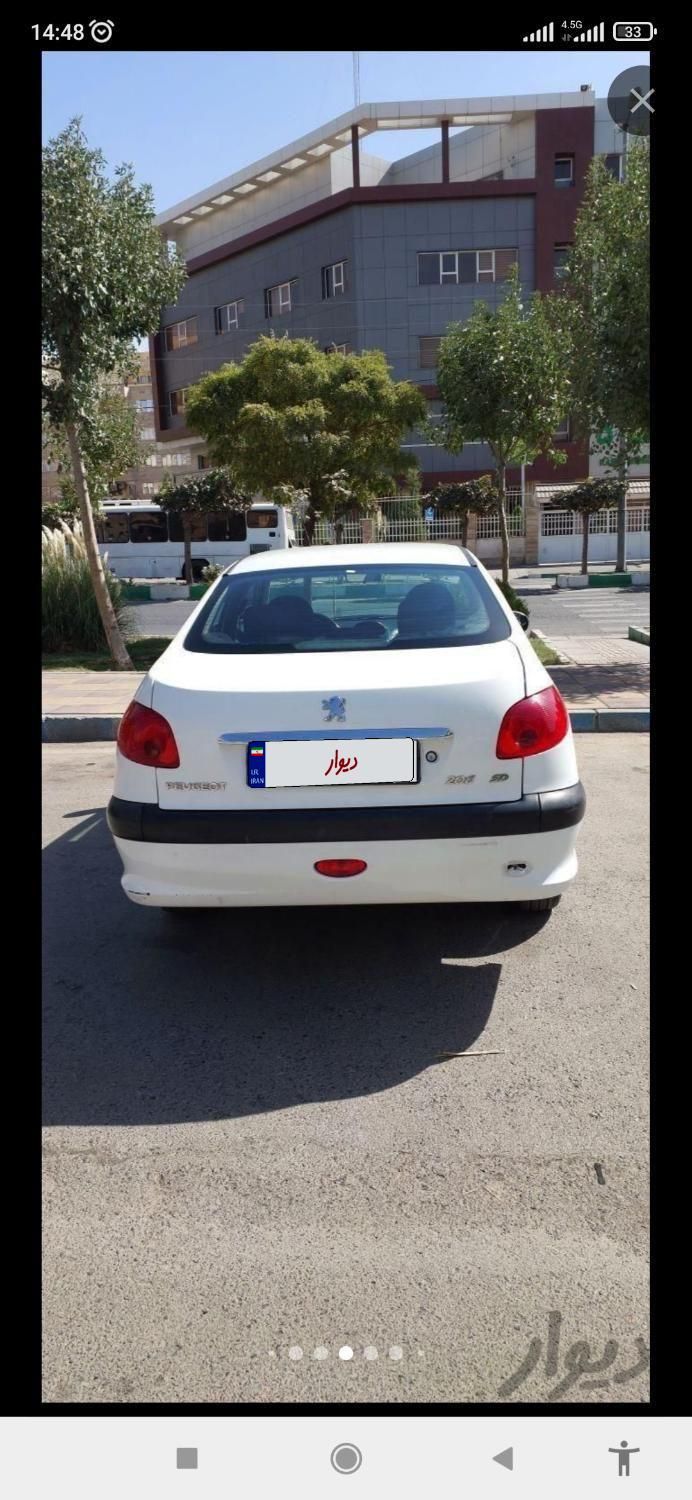 پژو ۲۰۶ صندوق دار v8 - 1395