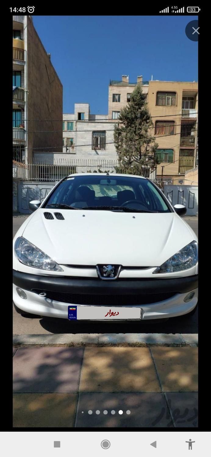 پژو ۲۰۶ صندوق دار v8 - 1395
