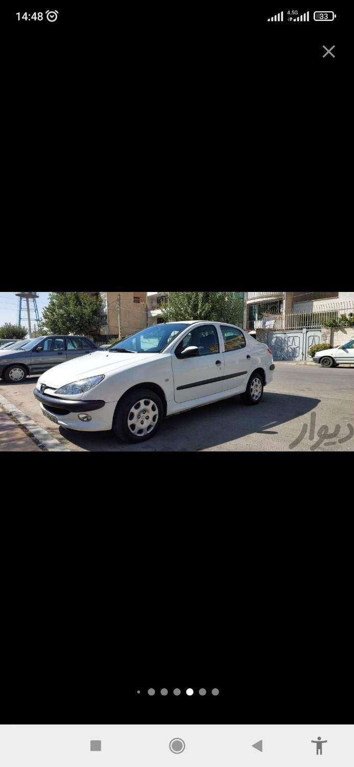 پژو ۲۰۶ صندوق دار v8 - 1395