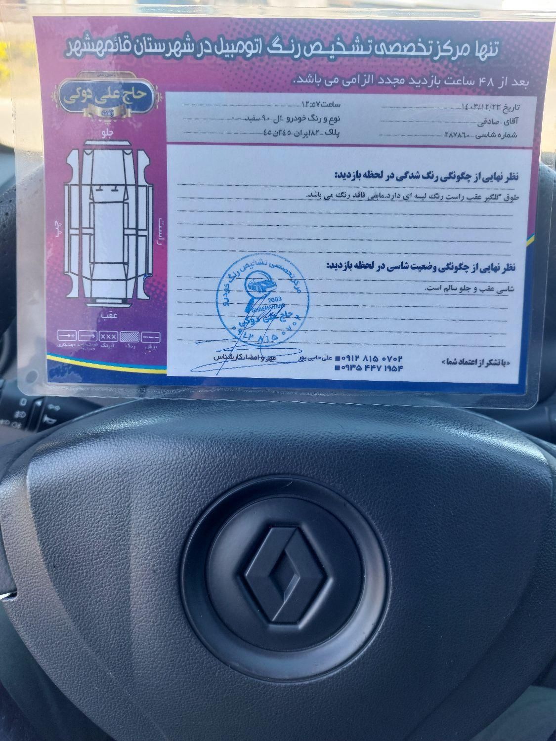 رنو تندر 90 E2 - 1395