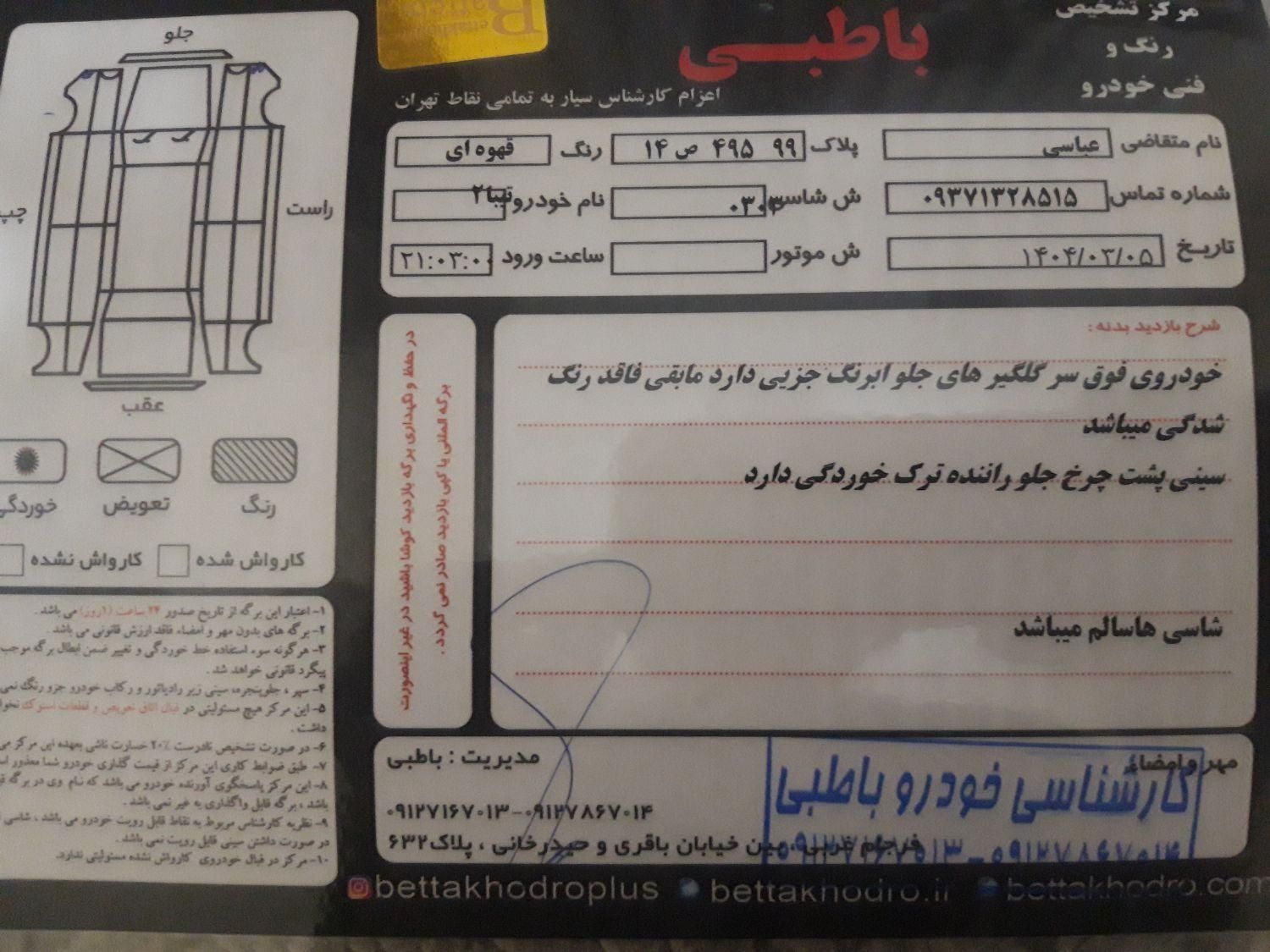 تیبا 2 EX رینگ آلومینیومی - 1396