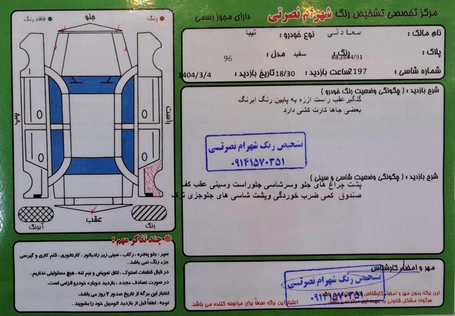 تیبا 2 EX رینگ آلومینیومی - 1396