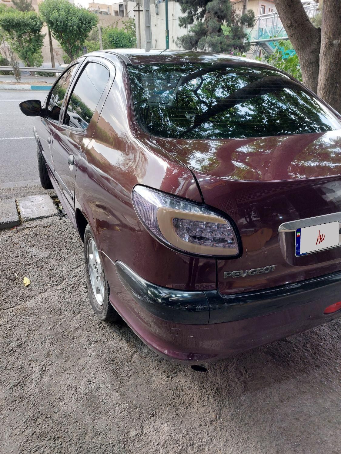 پژو ۲۰۶ صندوق دار v8 - 1388