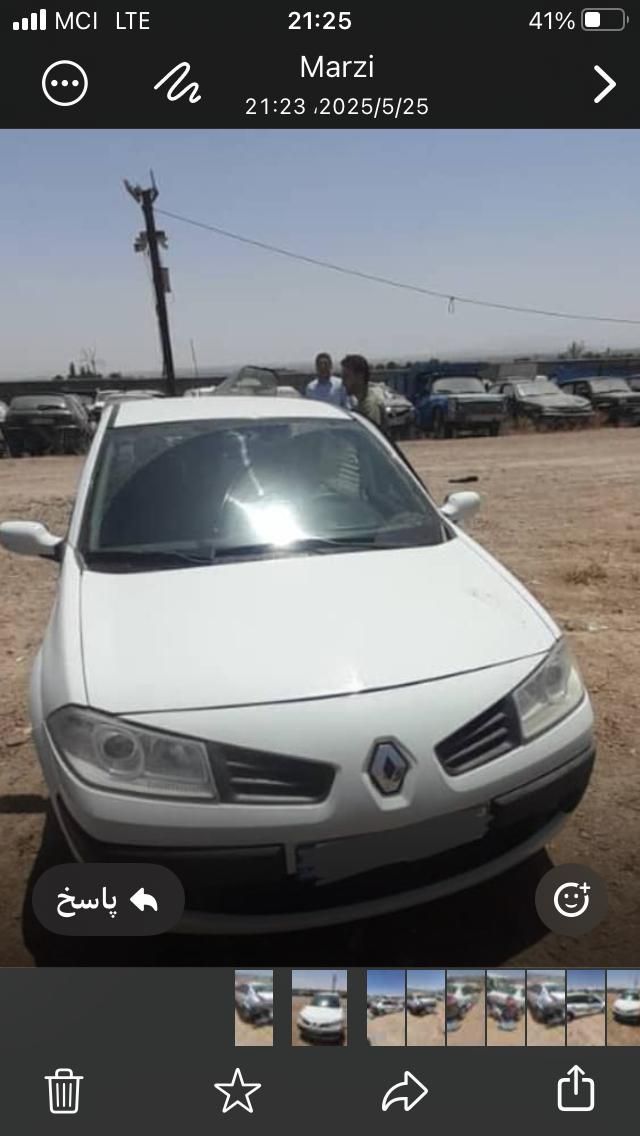 رنو مگان دنده‌ای 1600 - 2008