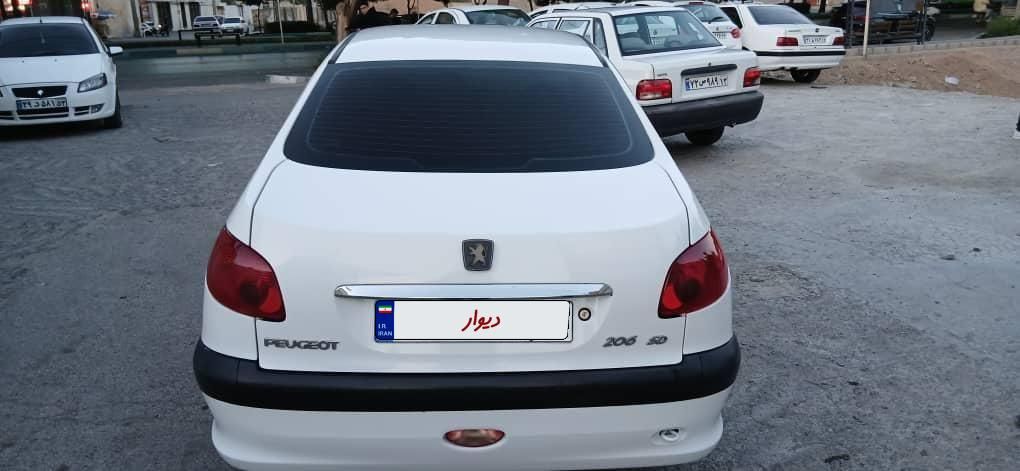 پژو ۲۰۶ صندوق دار v8 - 1391