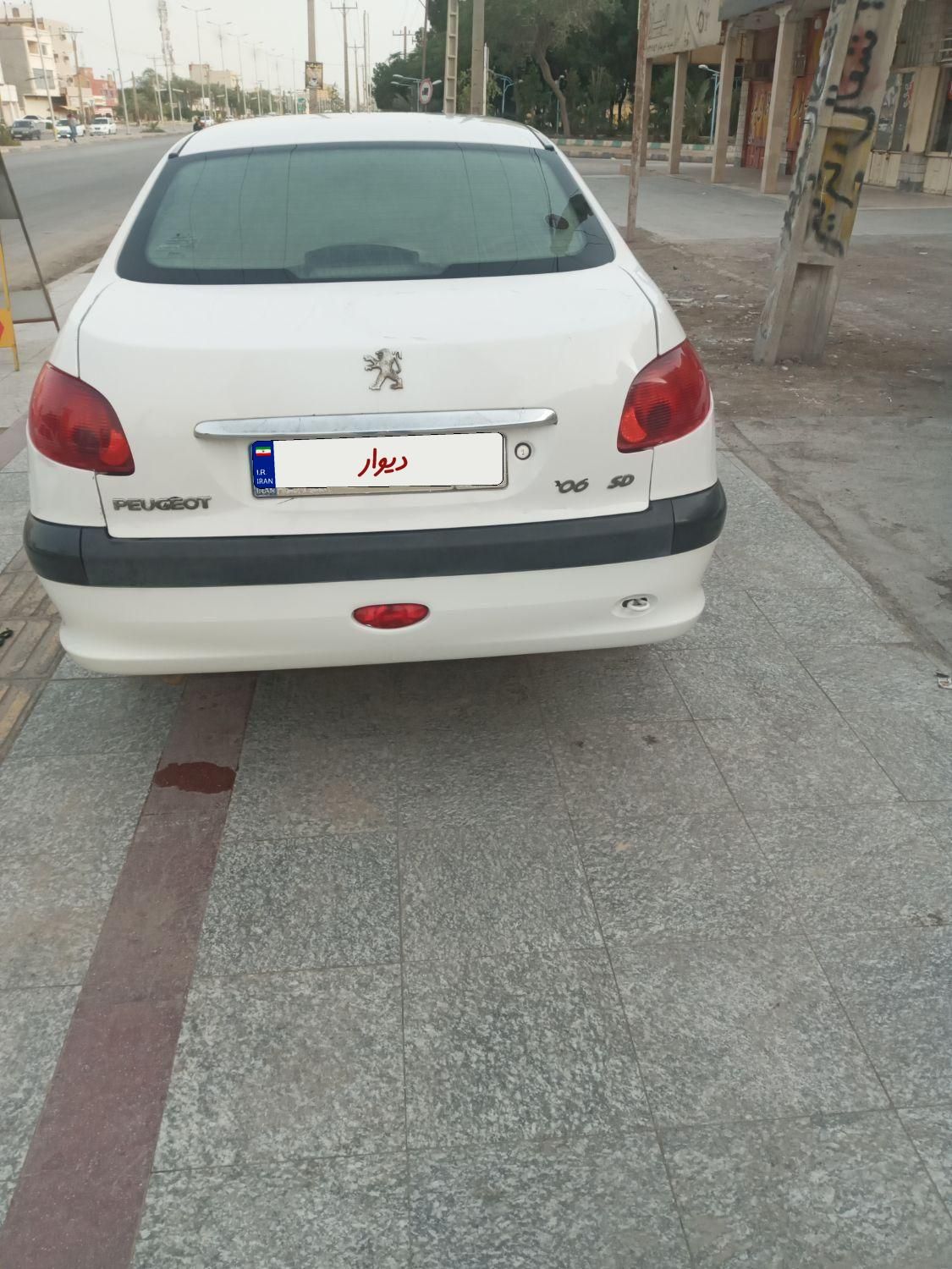 پژو ۲۰۶ صندوق دار v8 - 1388