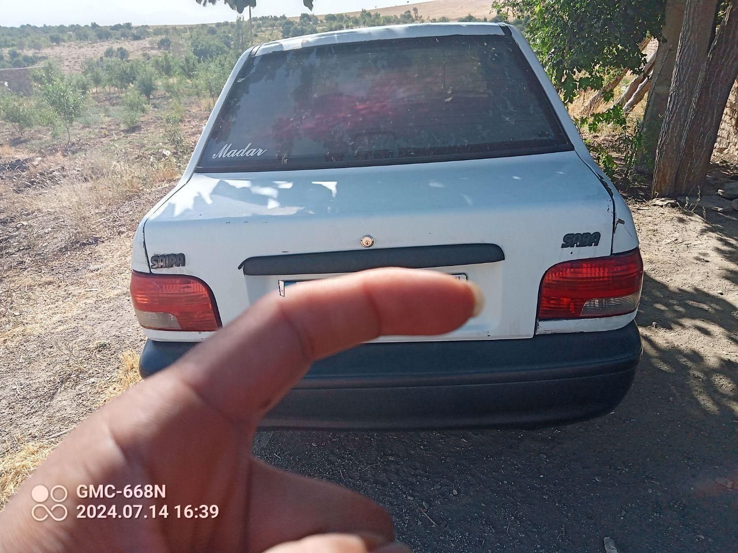 پراید صبا بنزینی - 1379