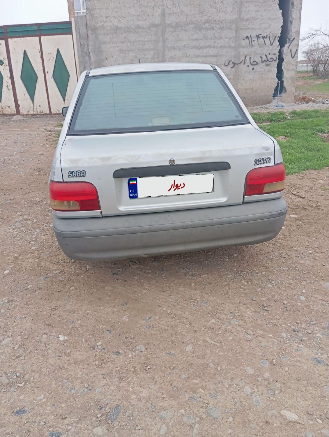 پراید صبا بنزینی - 1386