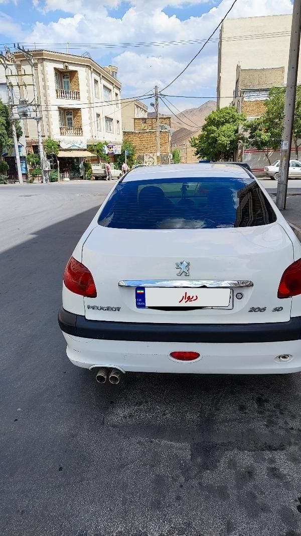 پژو ۲۰۶ صندوق دار v8 - 1389