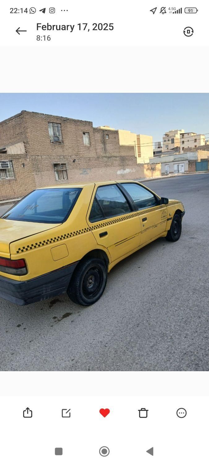 پژو روآ دوگانه سوز - 1386