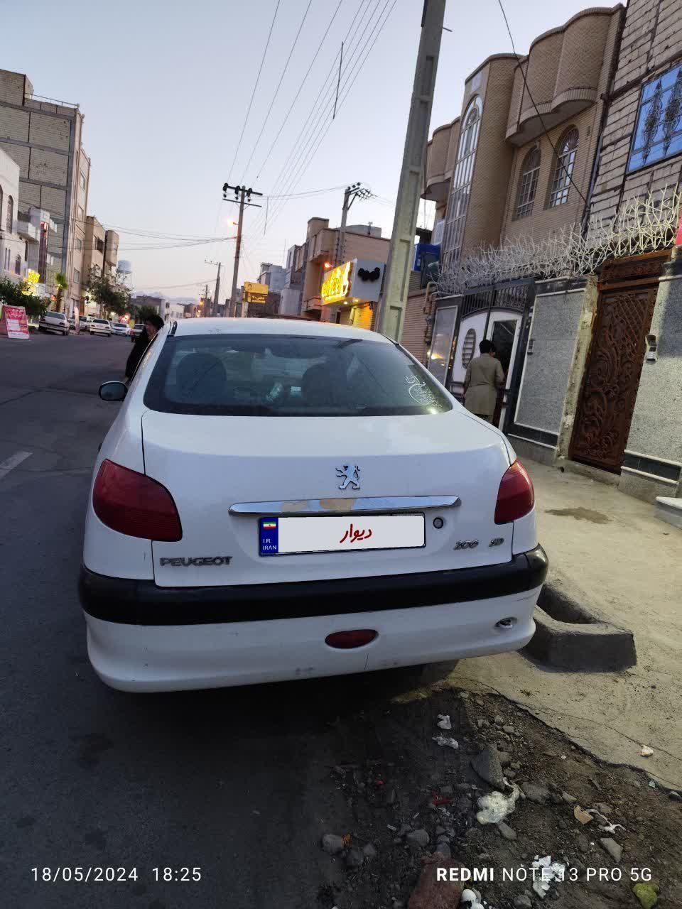پژو ۲۰۶ صندوق دار v2 - 1388