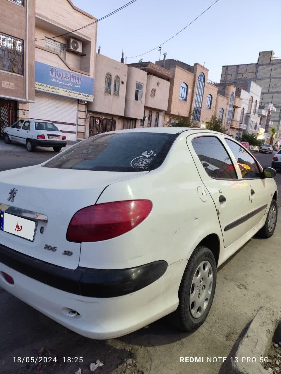 پژو ۲۰۶ صندوق دار v2 - 1388