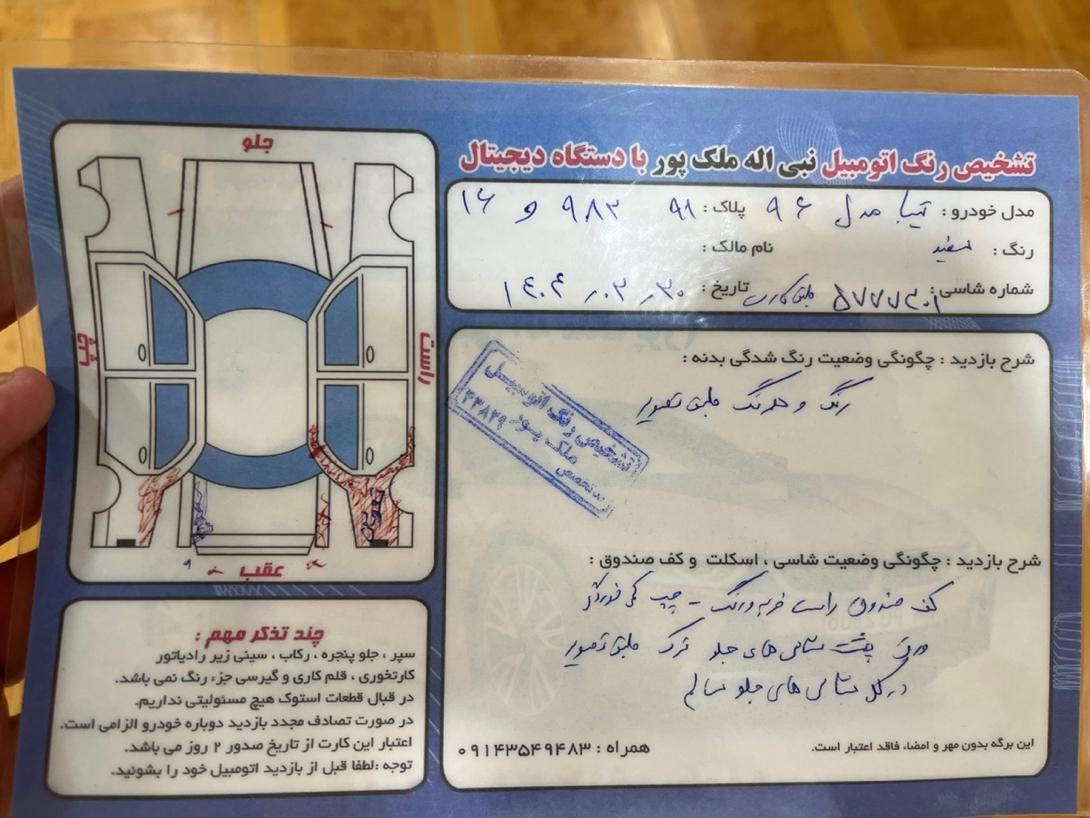 تیبا صندوق دار SX - 1396