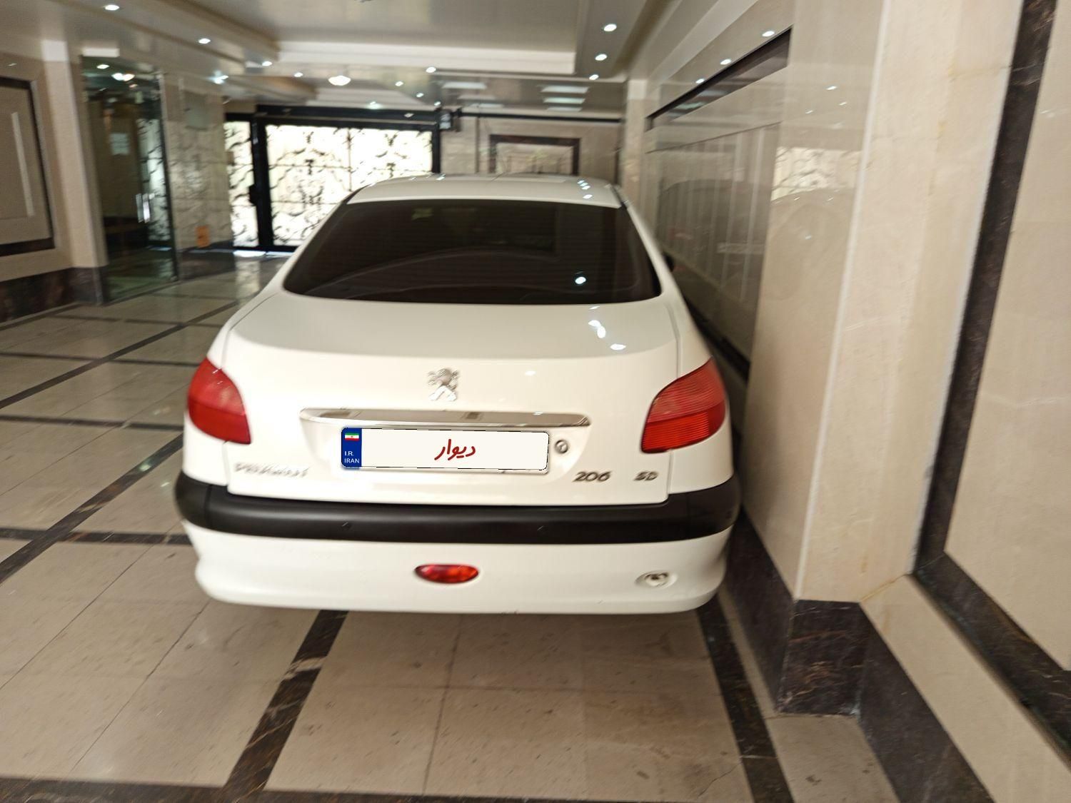 پژو ۲۰۶ صندوق دار v20 - 1387