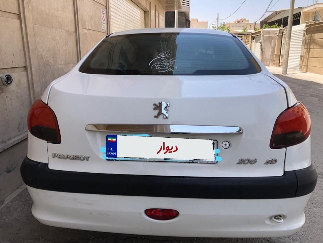 پژو ۲۰۶ صندوق دار v20 - 1388