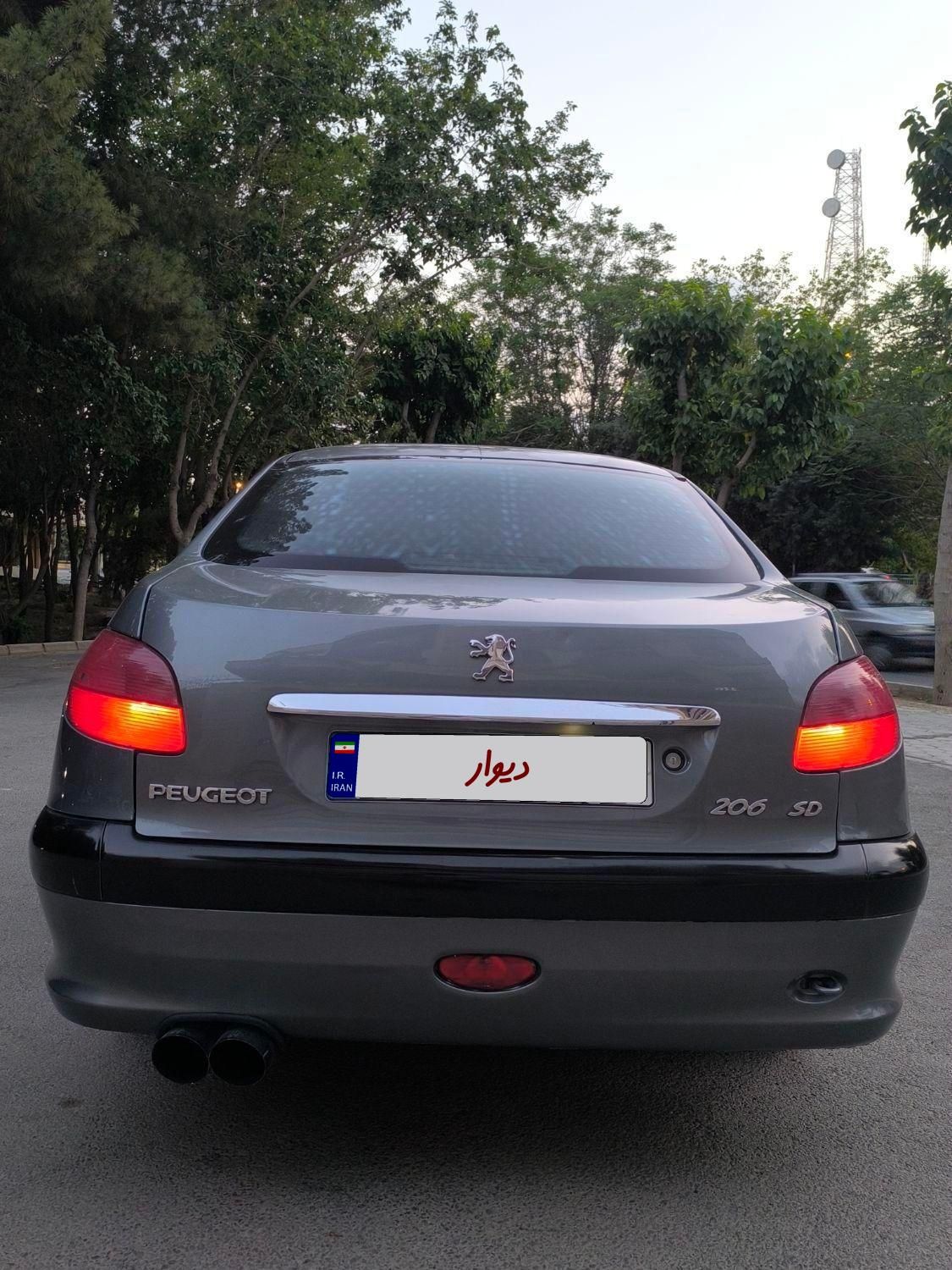پژو ۲۰۶ صندوق دار v20 - 1388