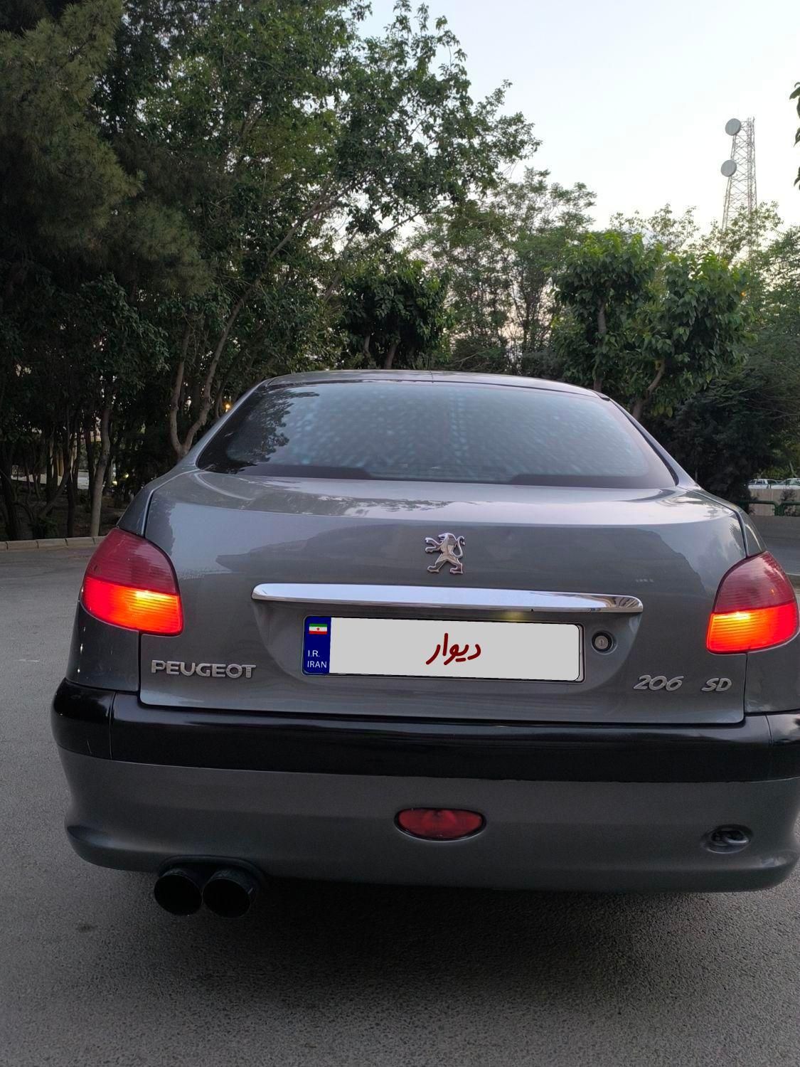پژو ۲۰۶ صندوق دار v20 - 1388