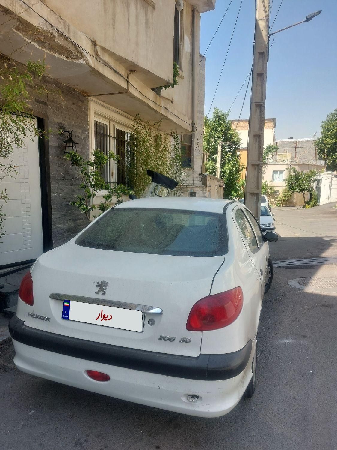 پژو ۲۰۶ صندوق دار v9 - 1387