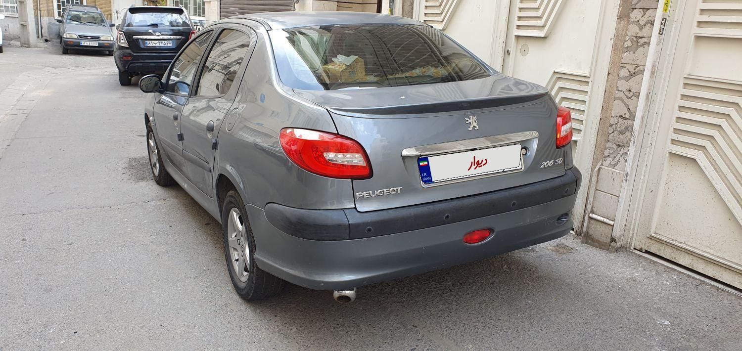 پژو ۲۰۶ صندوق دار v10 - 1388