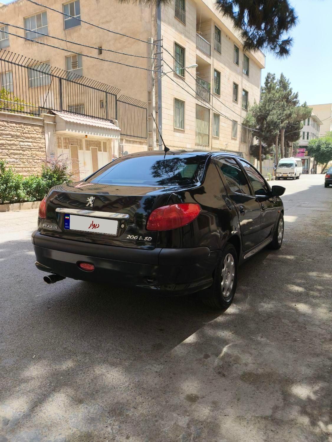پژو ۲۰۶ صندوق دار v9 - 1386