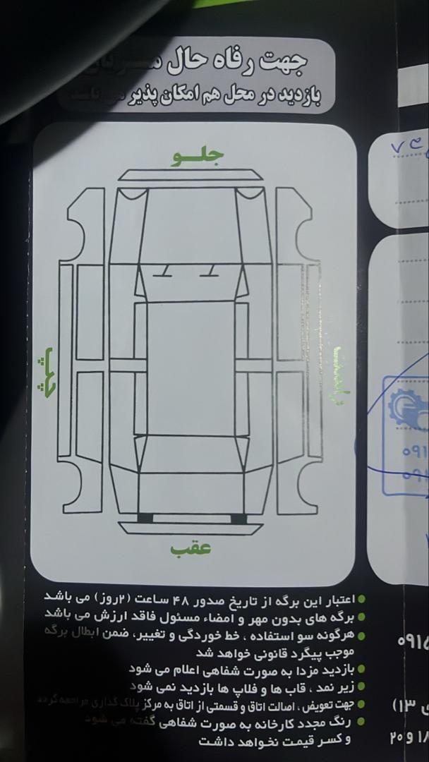 کیا اسپورتیج 4 سیلندر 2400cc - 2015